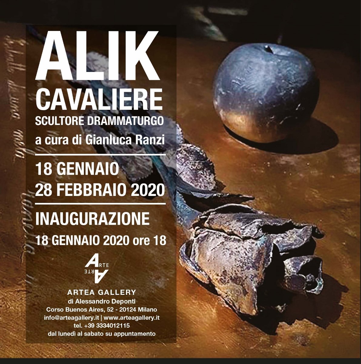 Alik Cavaliere - Scultore drammaturgo